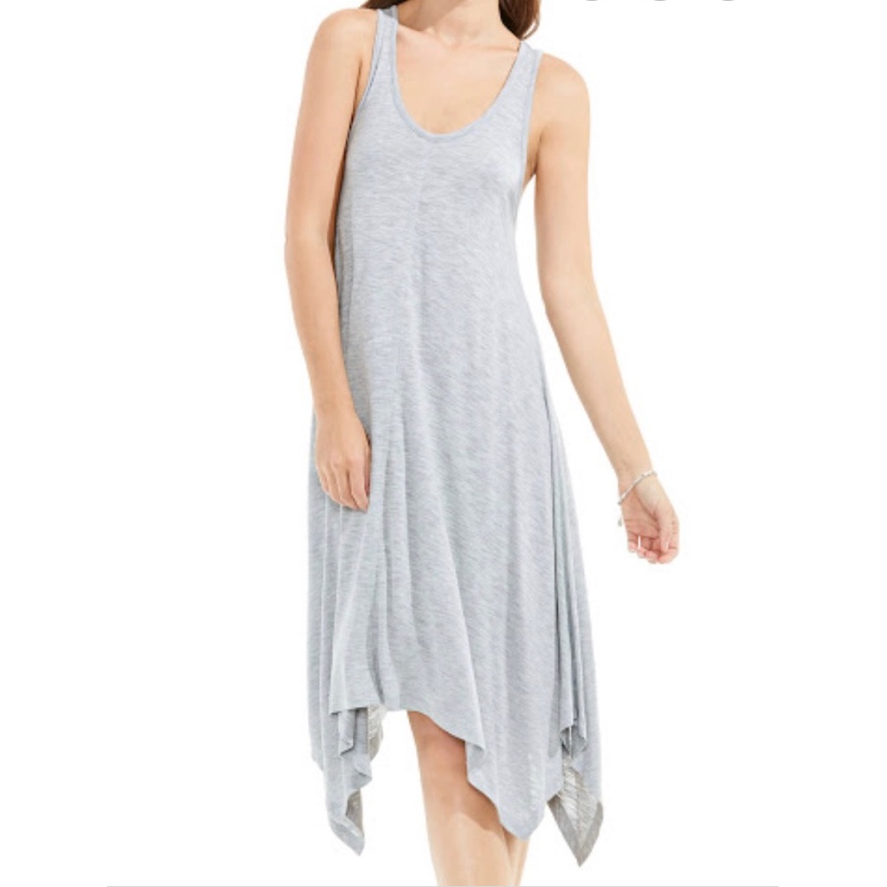 Vince Camuto - Slub jersey sleeveless tank dress